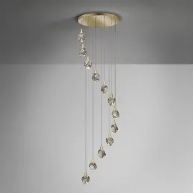 Люстра Schuller Aquaria, золото, 157322