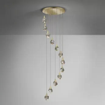 Люстра Schuller Aquaria, золото, 157322