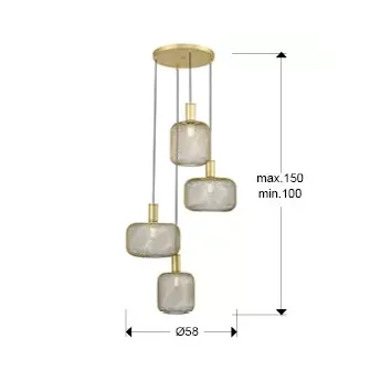 Люстра Schuller Osiris, 910460
