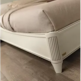 Кровать Camelgroup Nostalgia Bianco Antico 140х200, с ковкой без изножья, 085LET.32BA