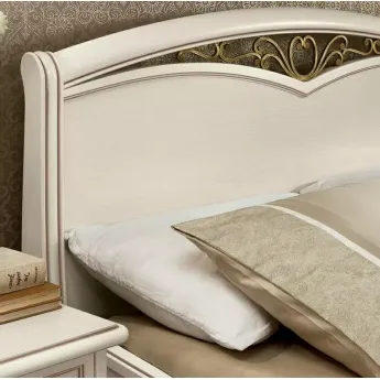 Кровать Camelgroup Nostalgia Bianco Antico 140х200, с ковкой без изножья, 085LET.32BA