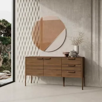 Буфет MOD Interiors Ronda, 2 двери, 3 ящика, шпон ореха F, MDI.SB.RD.114