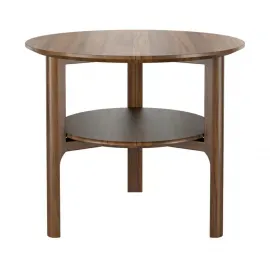 Столик приставной MOD Interiors Ronda, 60x60, шпон ореха F, MDI.ST.RD.110