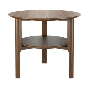 Столик приставной MOD Interiors Ronda, 60x60, шпон ореха F, MDI.ST.RD.110
