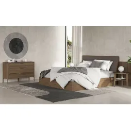 Комод низкий MOD Interiors Ronda, 3 ящика, шпон ореха F, MDI.CHD.RD.106