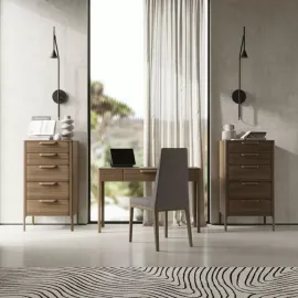 Стул MOD Interiors Ronda, экокожа, шпон ореха F, MDI.CH.RD.101