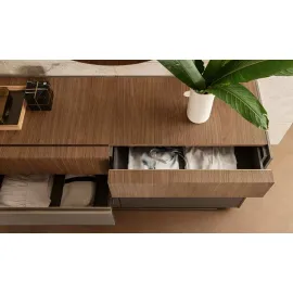 Комод низкий Alf Group Corso Como, 3 ящика, KJCM120