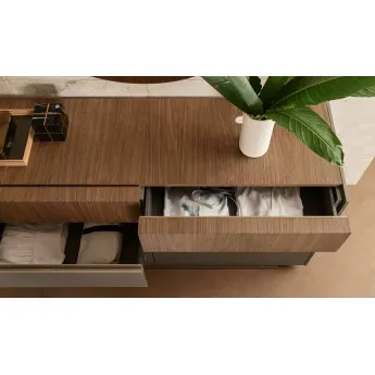 Комод низкий Alf Group Corso Como, 3 ящика, KJCM120