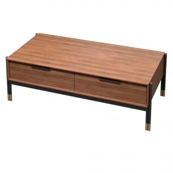 Столик журнальный MOD Interiors Benissa, 124x59, шпон ореха F, MDI.ET.BS.64