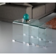 Комплект из трёх журнальных столиков Schuller Glass, 552283 - Фото 2