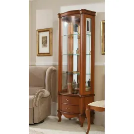 Витрина Disemobel Classic, 1-дверная, 917, вишня/орех