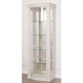 Витрина Disemobel Classic, 1-дверная, стекло, беж/ваниль, 913