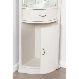 Угловая витрина Disemobel Classic, 928, беж/ваниль