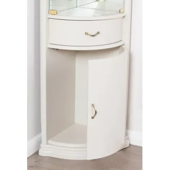 Угловая витрина Disemobel Classic, 928, беж/ваниль