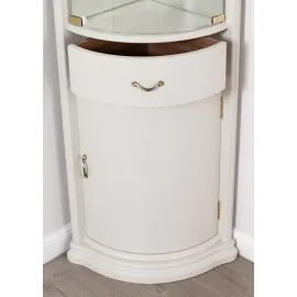 Угловая витрина Disemobel Classic, 928, беж/ваниль