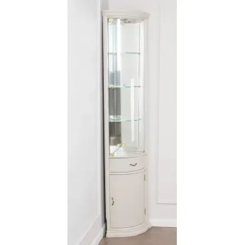 Угловая витрина Disemobel Classic, 928, беж/ваниль