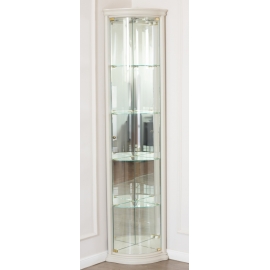 Угловая витрина Disemobel Classic, 38 см, беж/ваниль, 926