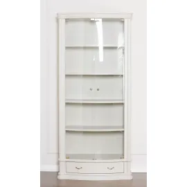 Витрина Disemobel Classic, 2-дверная, стекло, 925, беж/ваниль