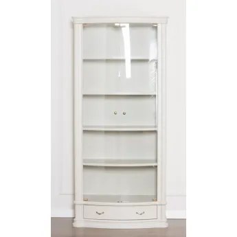 Витрина Disemobel Classic, 2-дверная, стекло, 925, беж/ваниль
