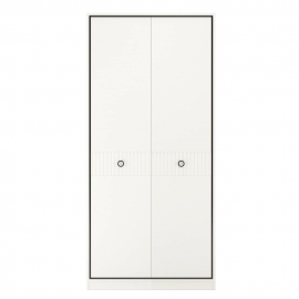 Шкаф Classico Italiano Ницца, 2-дверный, молочный, 8002/L/BL/BL