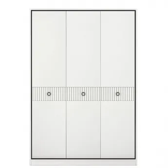 Шкаф Classico Italiano Ницца, 3-дверный, молочный, 8003/L/BL/BL