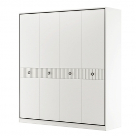 Шкаф Classico Italiano Ницца, 4-дверный, молочный, 8004/L/BL/BL