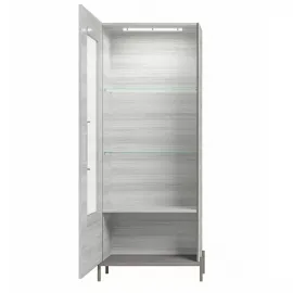 Витрина Status Italy Mia Silver Grey, однодверная, левая, MIDGRV102