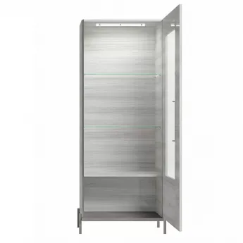 Витрина Status Italy Mia Silver Grey, однодверная, правая, MIDGRV101