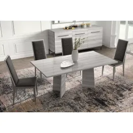 Стол обеденный Status Italy Mia Silver Grey 180/270, раздвижной, MIDGRTA04