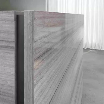 Комод высокий Status Italy Mia Silver Grey, пять ящиков, MIBGRCM02