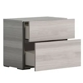 Прикроватная тумба Status Italy Mia Silver Grey, MIBGRCD01