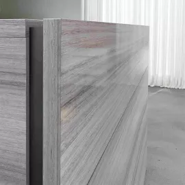Низкий комод Status Italy Mia Silver Grey, три ящика, MIBGRCM01