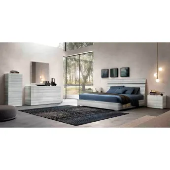 Низкий комод Status Italy Mia Silver Grey, три ящика, MIBGRCM01