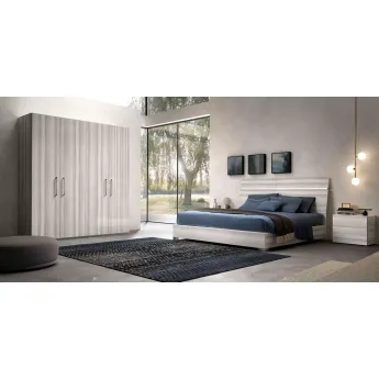 Шкаф 5-дверный Status Italy Mia Silver Grey, MIBGRAR05