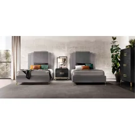 Кровать Arredo Classic Adora Moderna, Single Size, мягкое изголовье, ART. 71
