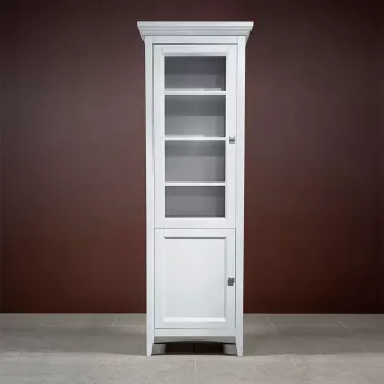 Библиотека Classico Italiano Бруклин, 1-дв., Белый, левая, 7033L/B