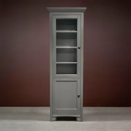 Библиотека Classico Italiano Бруклин, 1-дв., Серый, левая, 7033L/G