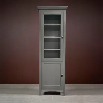 Библиотека Classico Italiano Бруклин, 1-дв., Серый, левая, 7033L/G