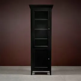 Библиотека Classico Italiano Бруклин, 1-дв., Чёрный, левая, 7033L/BL