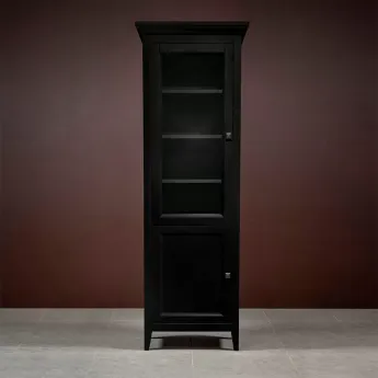 Библиотека Classico Italiano Бруклин, 1-дв., Чёрный, левая, 7033L/BL