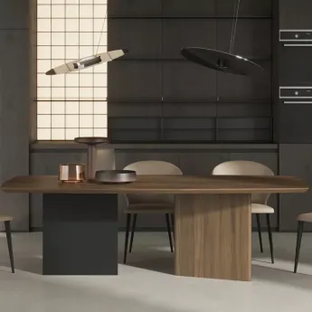 Стол обеденный MOD Interiors Miramar 200, фиксированный, Орех F (V36F), MDI.DT.MRM.15