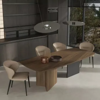 Стол обеденный MOD Interiors Miramar 200, фиксированный, Орех F (V36F), MDI.DT.MRM.15