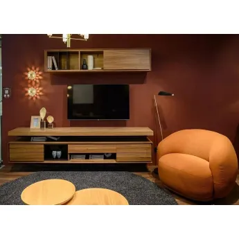 Тумба ТВ MOD Interiors Miramar, 5 ящиков, Орех F (V36F), MDI.TV.MRM.6