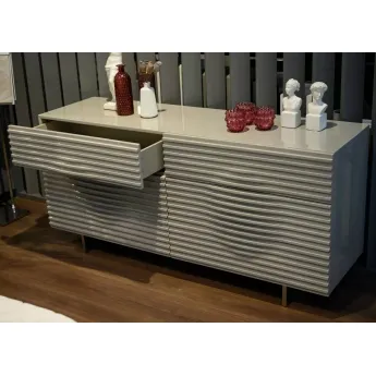 Комод MOD Interiors Miramar, шесть ящиков, глянцевый лак Avorio, MDI.CHD.SL.63