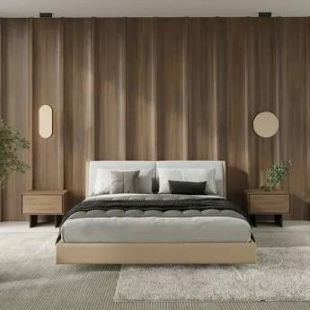 Кровать MOD Interiors Miramar, 180х200, Орех F (V36F), MDI.BD.MRM.2