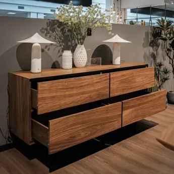 Комод MOD Interiors Miramar, четыре ящика, Орех F (V36F), MDI.SB.MRM.64