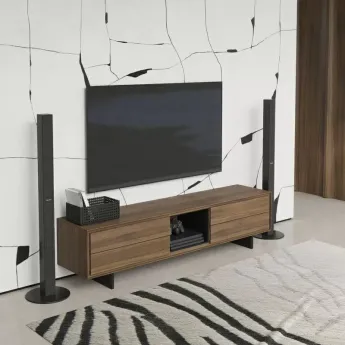 Тумба ТВ MOD Interiors Miramar, 4 ящика, Орех F (V36F), MDI.TV.MRM.68