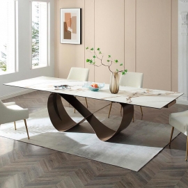 Стол обеденный Q-Home Butterfly, 200/300 см, керамика, раздвижной, DT9305CI