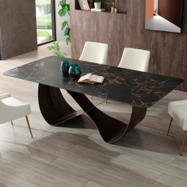 Стол обеденный Q-Home Butterfly, 240 см, керамика, нераскладной, DT9305FCI