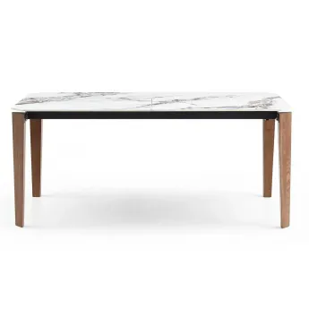 Стол обеденный Q-Home Эльче, 180/220 см, керамика, раздвижной, DK-DT8843CW-180/220